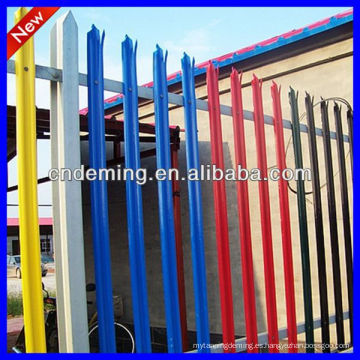 Venta caliente ISO 9001: 2008 de acero multicolor Palisade Esgrima